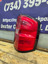 2014-2019 Chevy Silverado Passenger Side Halogen Tail Light
