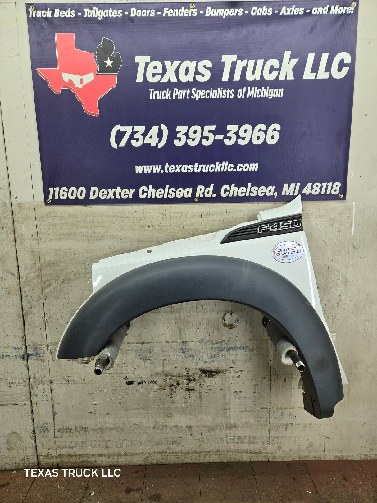 2011-2016 Ford Super Duty F450 F550 LH Driver Side Front Fender
