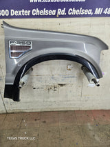 2008-2010 Ford Super Duty F250 F350 RH Passenger Side Fender - Dark Shadow Gray