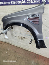 2008-2010 Ford Super Duty F250 F350 RH Passenger Side Fender - Dark Shadow Gray