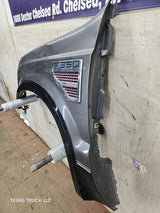 2008-2010 Ford Super Duty F250 F350 RH Passenger Side Fender - Dark Shadow Gray