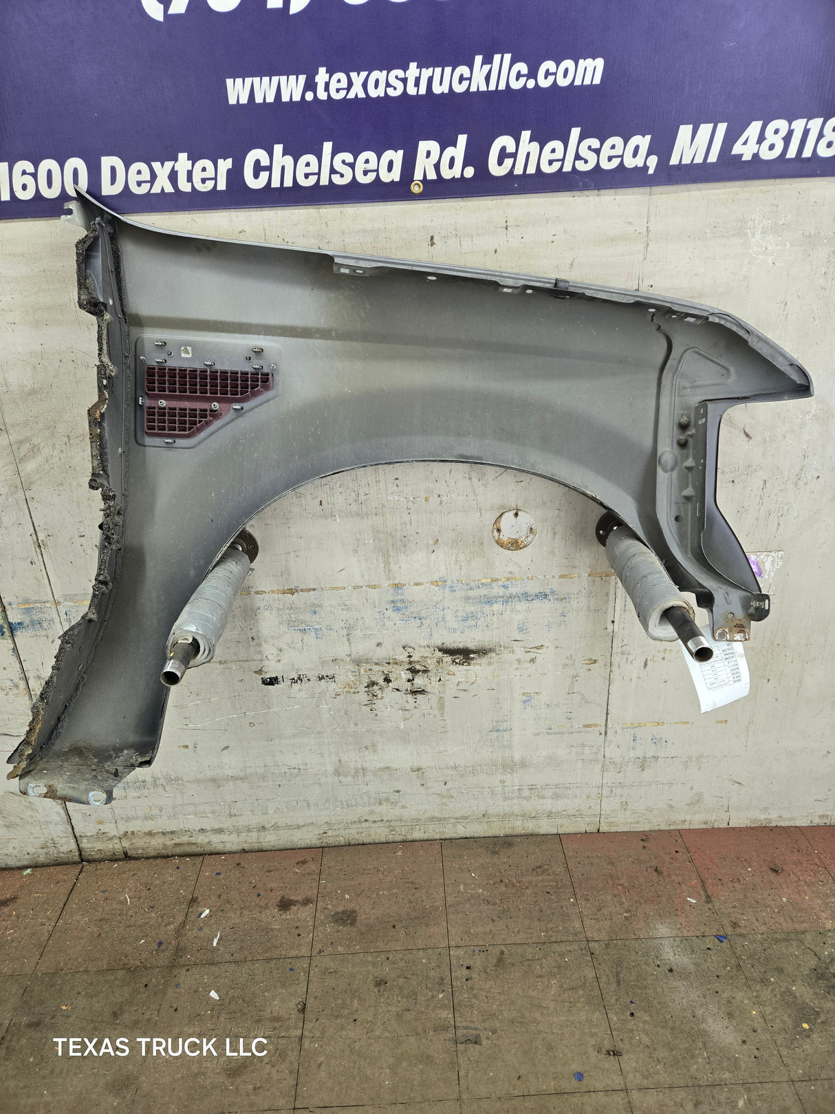 2008-2010 Ford Super Duty F250 F350 RH Passenger Side Fender - Dark Shadow Gray