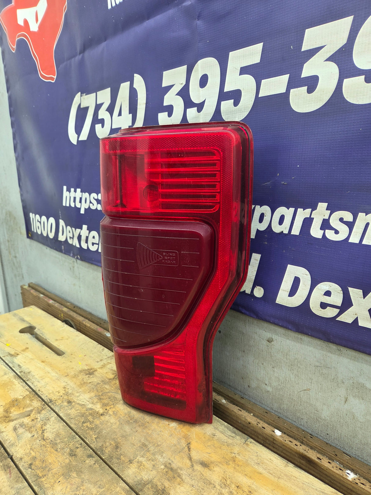 2020-2022 Ford Super Duty Driver Passenger Tail Light W/BLISS Radar Blind Spot LED REVERSE LC3B-13B504-EA