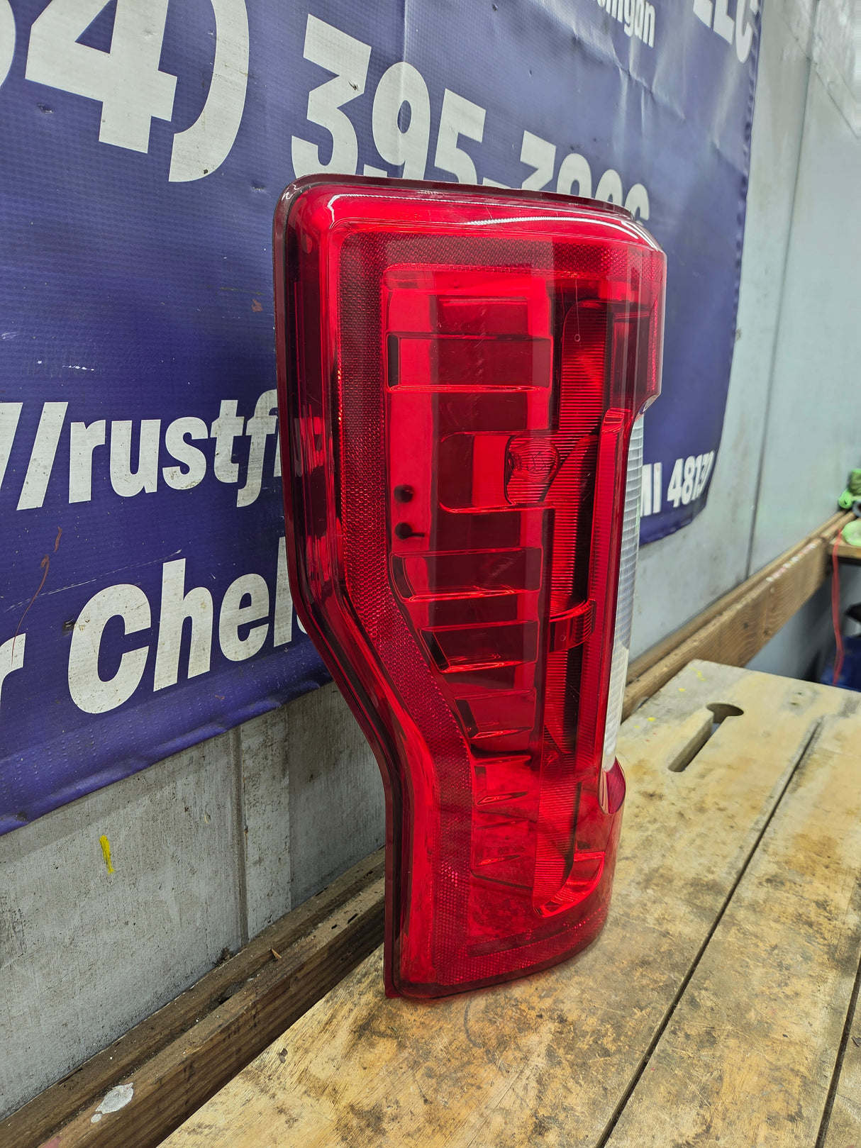 2017-2019 Ford Super Duty Driver Side Tail Light Halogen HC3B-13B505-AC