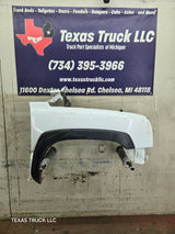 2003-2007 Chevrolet Silverado / Tahoe / Suburban 1500 2500 3500 HD RH Passenger Side "Cateye" Front Fender - Summit White