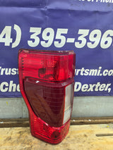 2020-2022 Ford Super Duty Driver Side Tail Light W/BLISS Radar Blind Spot LED REVERSE LC3B-13B505-EA