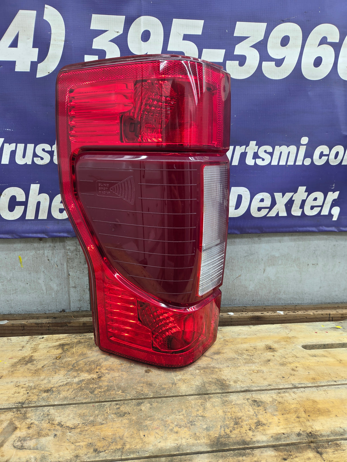 2020-2022 Ford Super Duty Driver Side Tail Light W/BLISS Radar Blind Spot LED REVERSE LC3B-13B505-EA