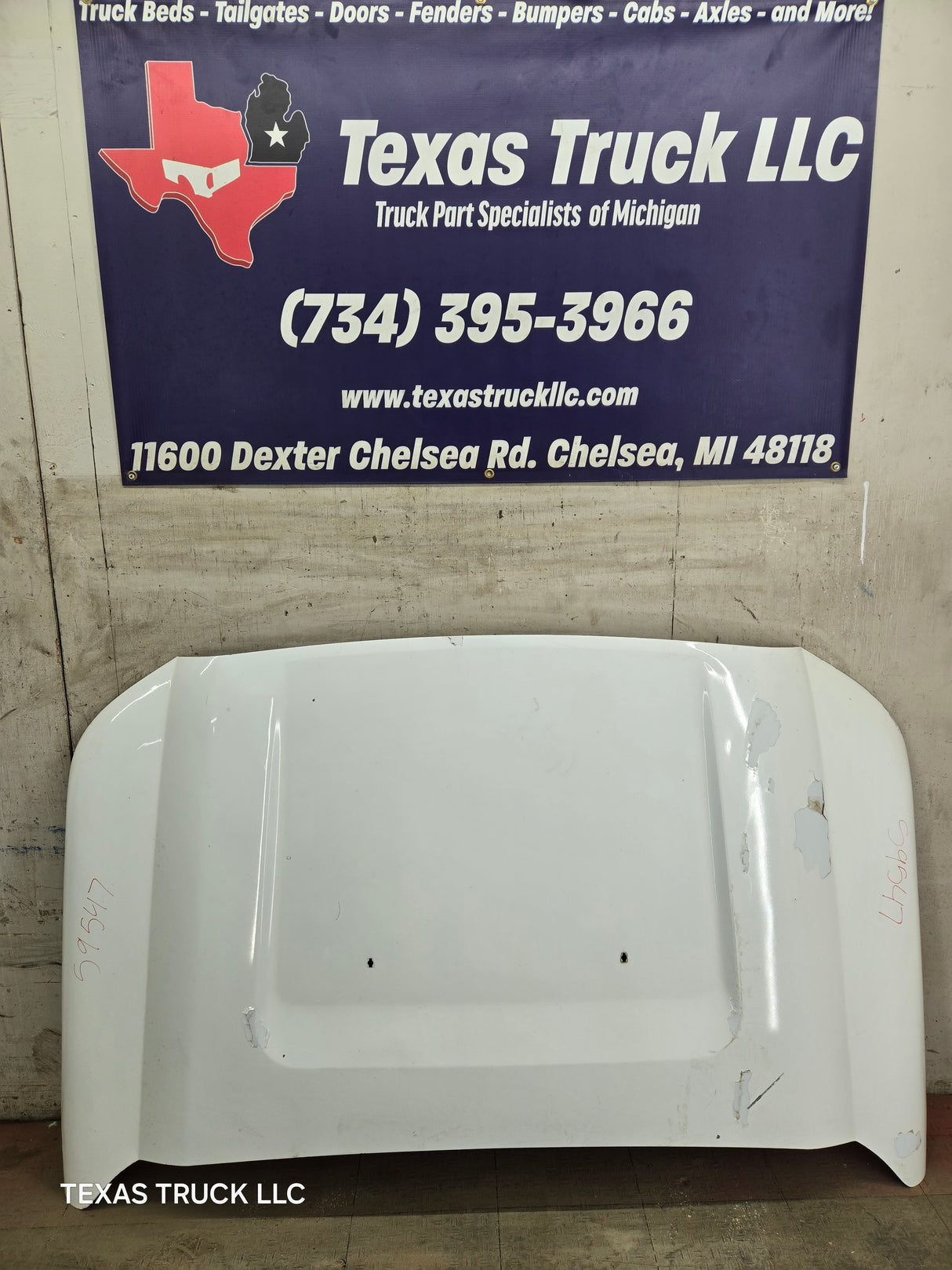2011-2016 Ford Super Duty Hood F250 F350 F450 F550 - Oxford White