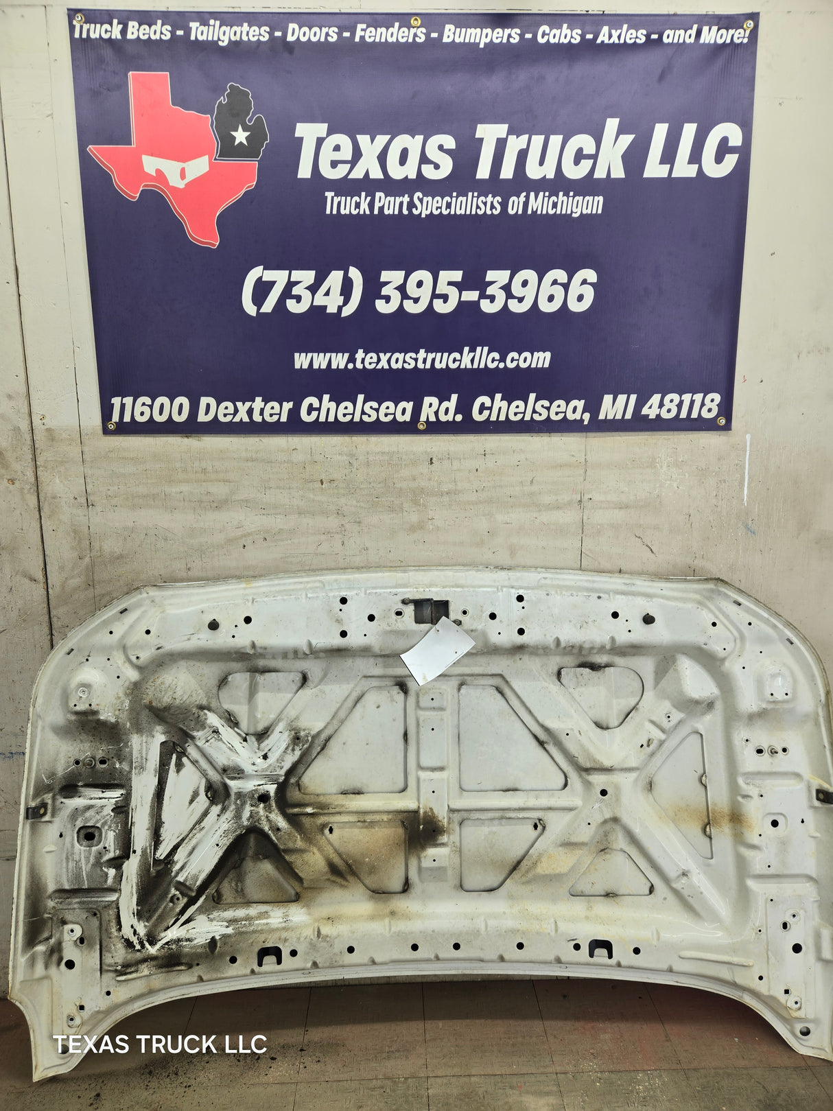 2011-2016 Ford Super Duty Hood F250 F350 F450 F550 - Oxford White