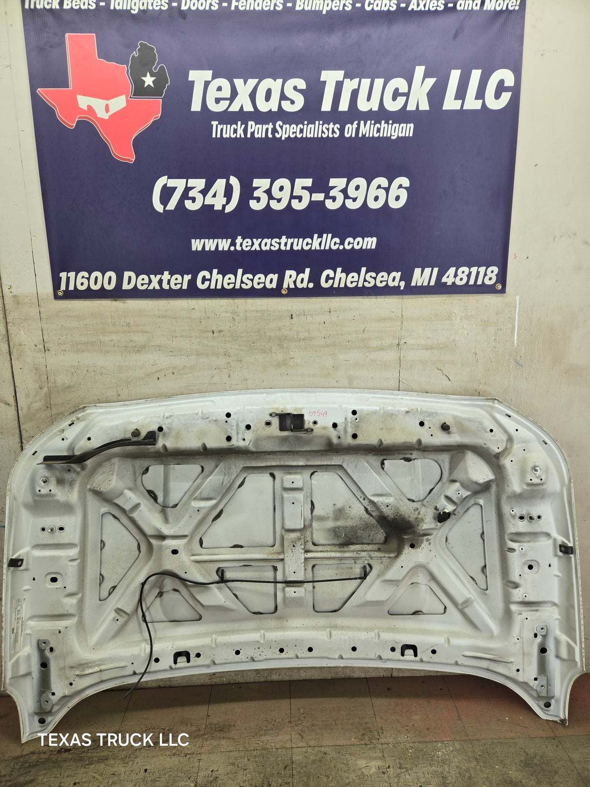 2011-2016 Ford Super Duty Hood F250 F350 F450 F550 - Oxford White