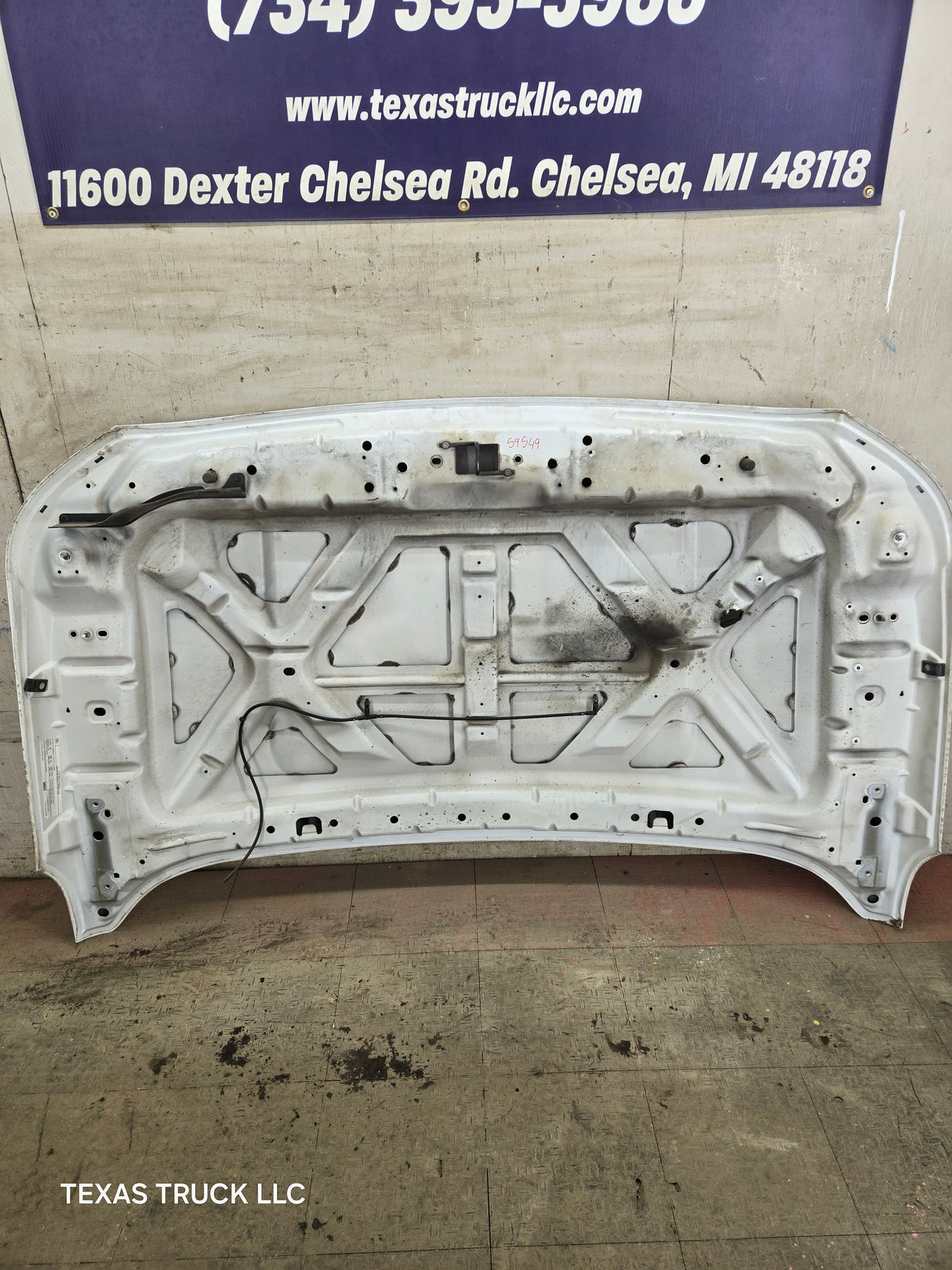 2011-2016 Ford Super Duty Hood F250 F350 F450 F550 - Oxford White