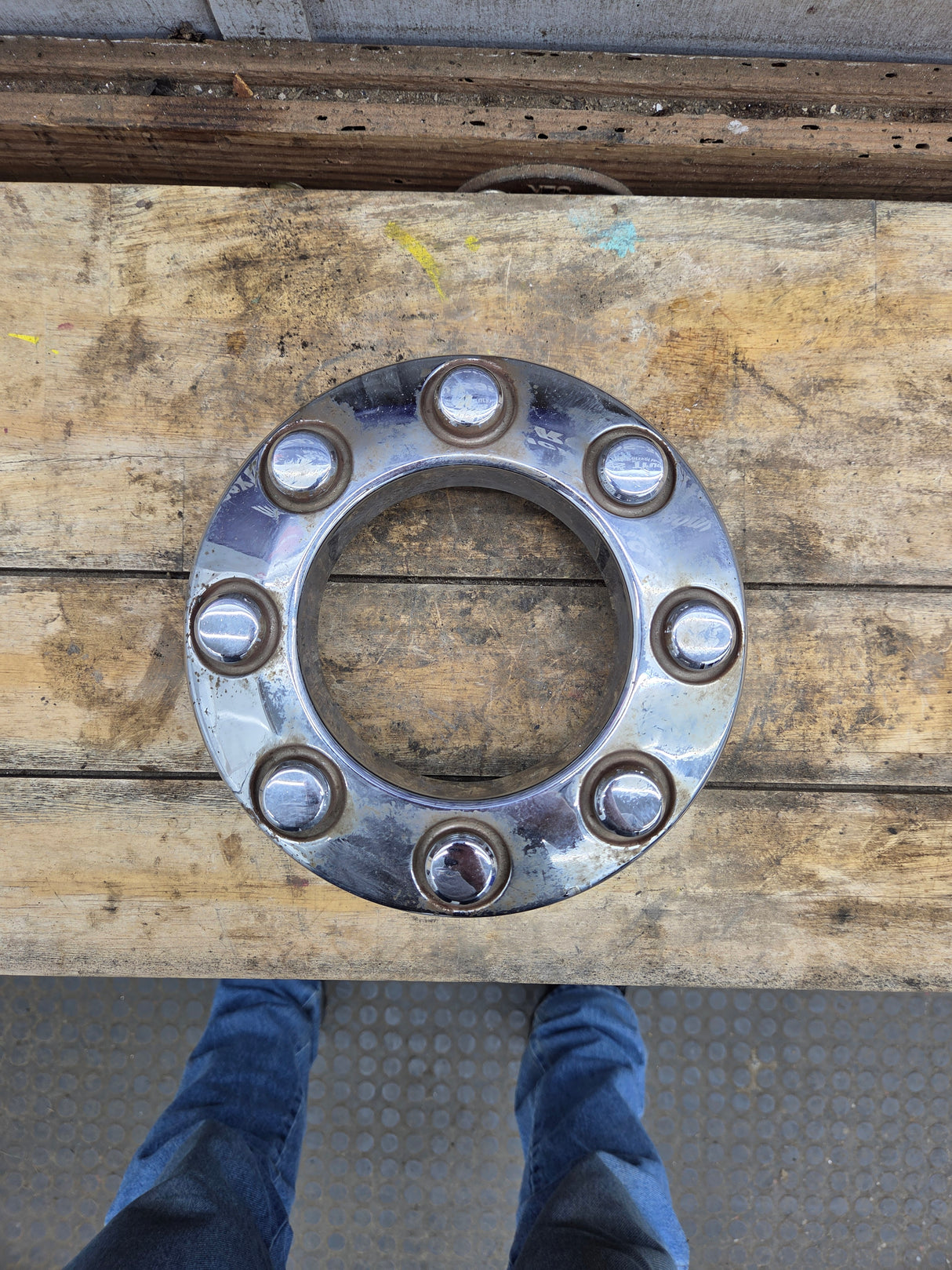 2008-2016 Ford Super Duty Front Hub Cap Center Cap 8 LUG F250 F350