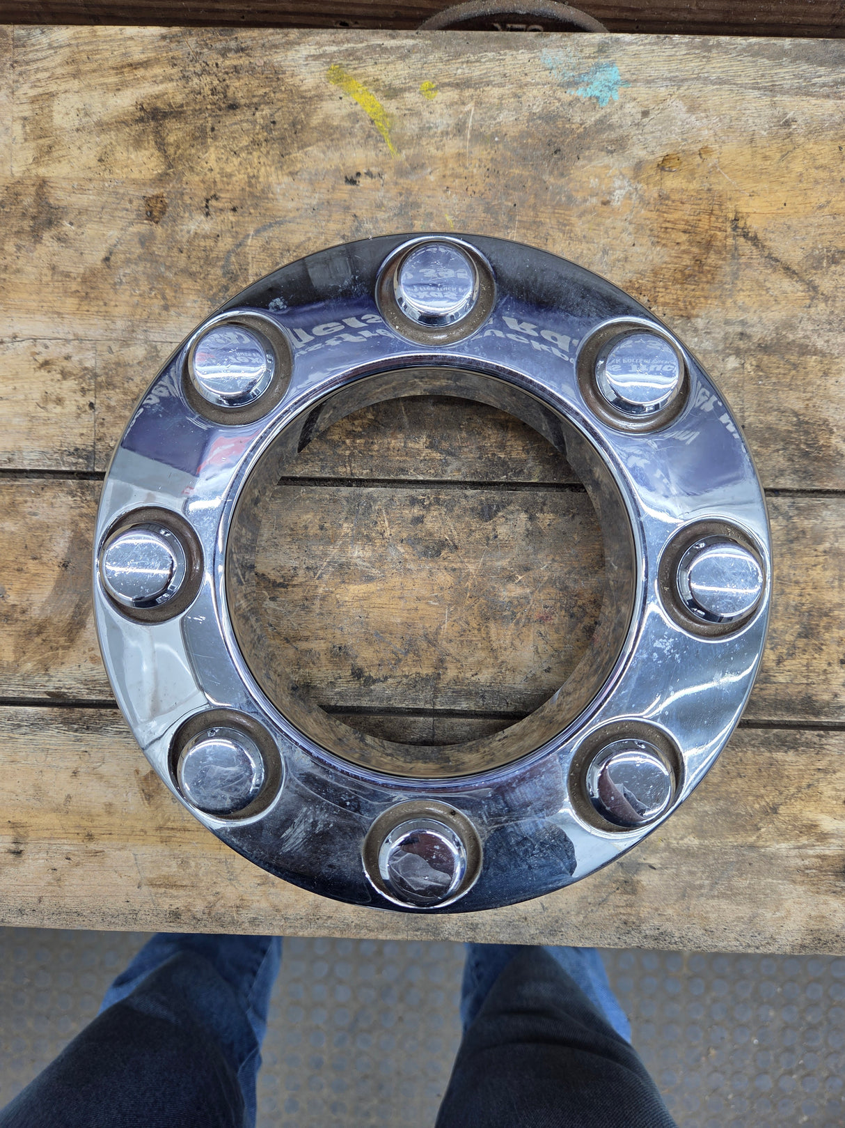 2008-2016 Ford Super Duty Front Hub Cap Center Cap 8 LUG F250 F350