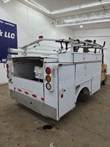8' Steel Utility Service Body Truck Single Rear Wheel Utility Bed Universal