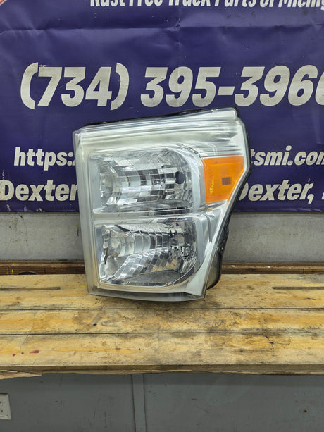 2011-2016 Ford Super Duty F250 F350 F450 F550 LH Driver Side Headlight BC34-13006-A 6.7L Power Stroke 6.2L Gas