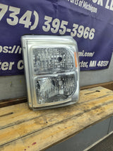 2011-2016 Ford Super Duty F250 F350 F450 F550 LH Driver Side Headlight BC34-13006-A 6.7L Power Stroke 6.2L Gas