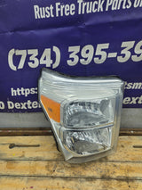 2011-2016 Ford Super Duty F250 F350 F450 F550 RH Passenger Side Headlight 6.7L Power Stroke 6.2L BC34-13005-A
