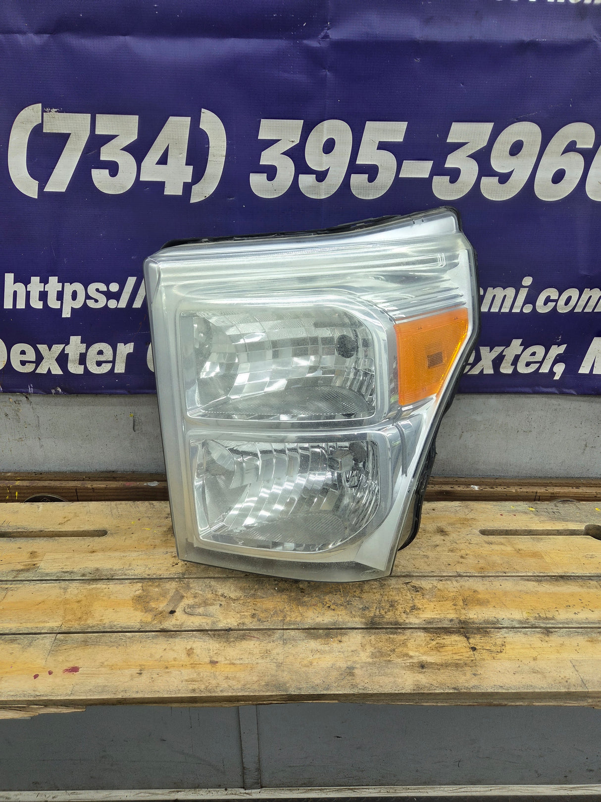 2011-2016 Ford Super Duty F250 F350 F450 F550 LH Driver Side Headlight BC34-13006-A 6.7L Power Stroke 6.2L Gas
