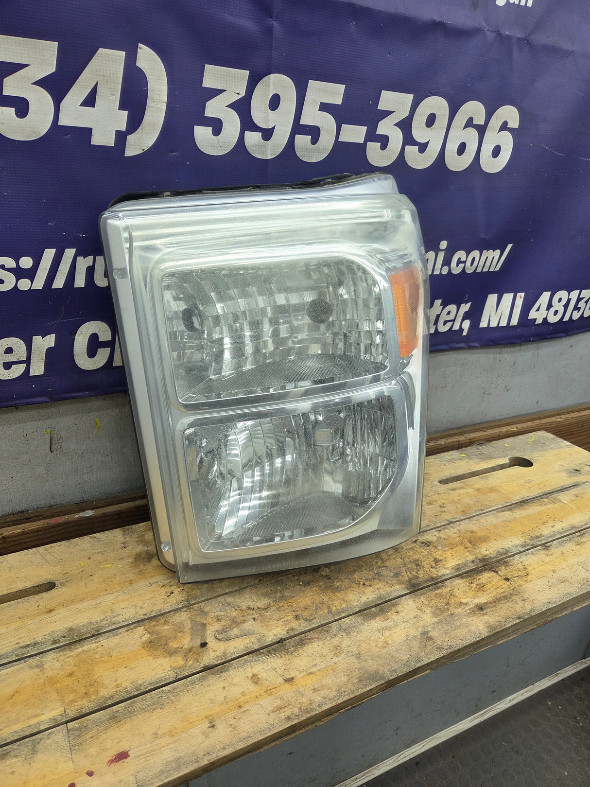 2011-2016 Ford Super Duty F250 F350 F450 F550 LH Driver Side Headlight BC34-13006-A 6.7L Power Stroke 6.2L Gas