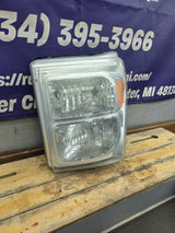2011-2016 Ford Super Duty F250 F350 F450 F550 LH Driver Side Headlight BC34-13006-A 6.7L Power Stroke 6.2L Gas