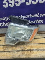 2009-2014 Ford F150 RH Passenger Side Headlight Halogen - DL3Z13008B, DL3Z13008EC