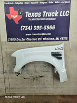 2008-2010 Ford Super Duty F250 F350 LH Driver Side Fender - Oxford White