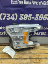 2018-2020 Ford F150 XL RH Passenger Side Headlight Halogen -KL3Z13008M, KL3Z13008C