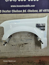 2008-2010 Ford Super Duty F250 F350 LH Driver Side Fender - Oxford White