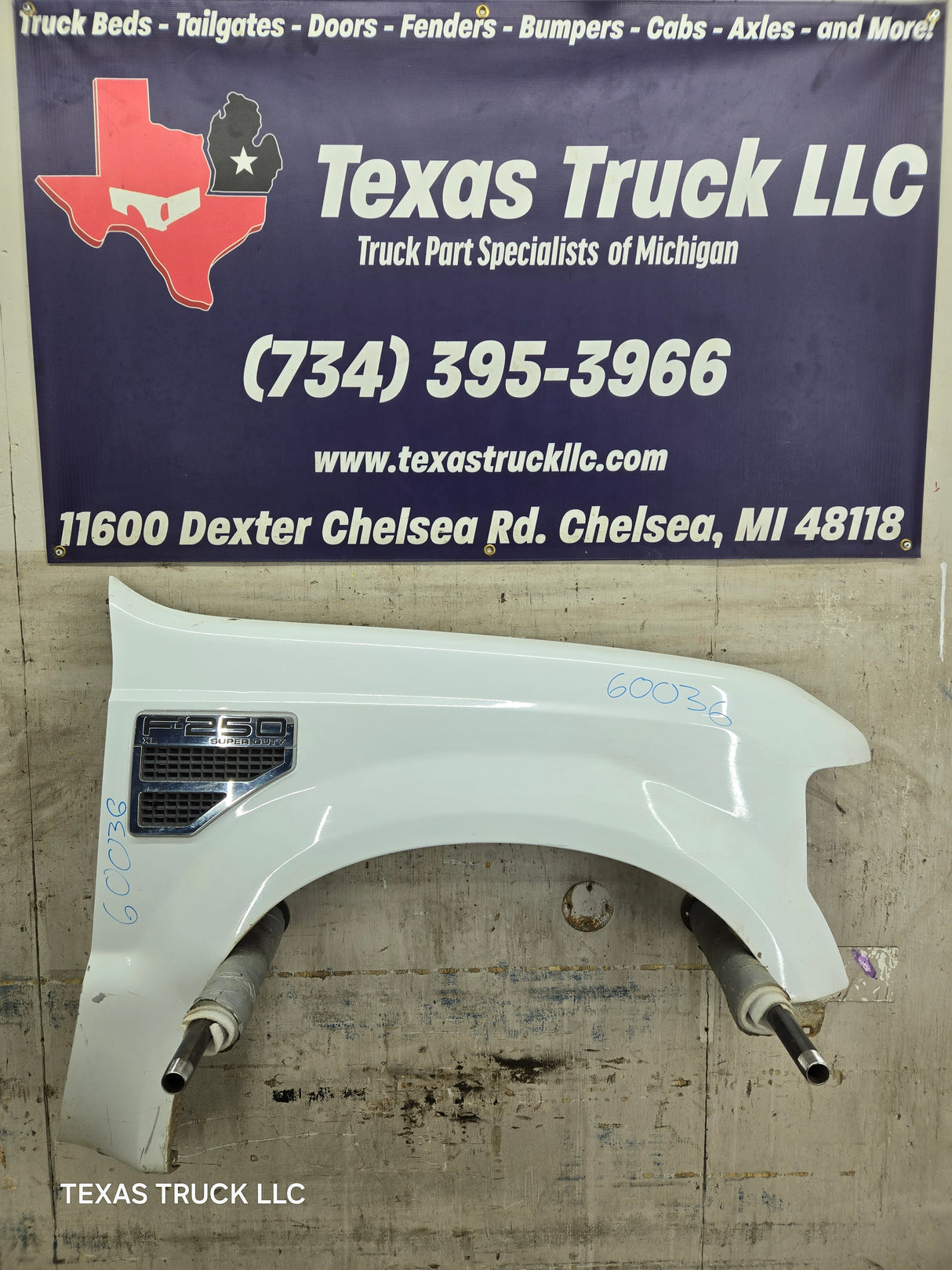 2008-2010 Ford Super Duty F250 F350 RH Passenger Side Fender