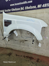 2008-2010 Ford Super Duty F250 F350 RH Passenger Side Fender - Oxford White