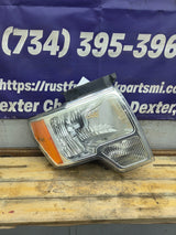 2009-2014 Ford F150 RH Passenger Side Headlight Halogen - DL3Z13008A, DL3Z13008EB