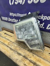 2009-2014 Ford F150 RH Passenger Side Headlight Halogen - DL3Z13008A, DL3Z13008EB