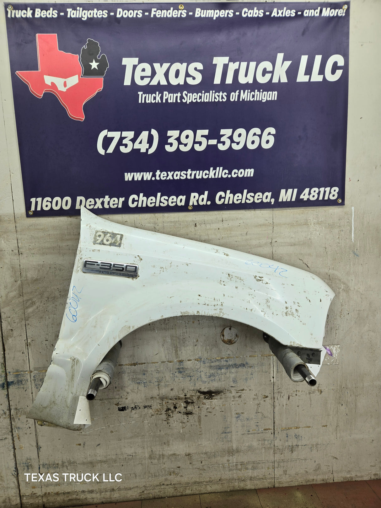 1999-2007 Ford Super Duty RH Passenger Side Front Fender F250 F350 F450 F550 Excursion