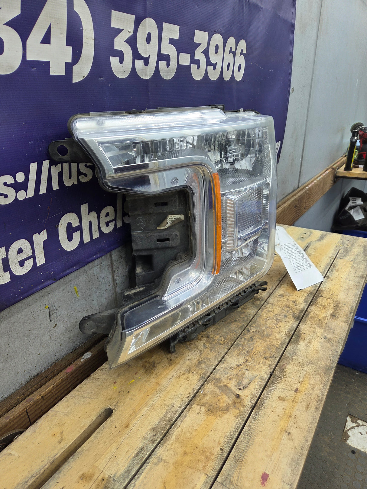 2018-2020 Ford F150 XL LH Driver Side Headlight Halogen - KL3Z13008P, KL3Z13008D