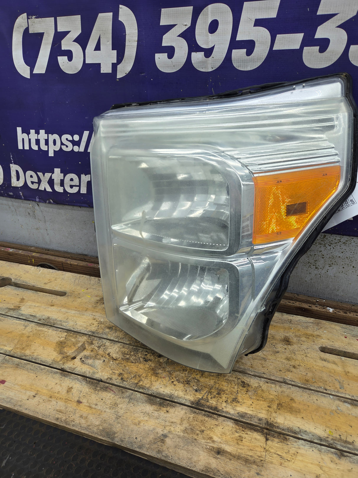 2011-2016 Ford Super Duty F250 F350 F450 F550 LH Driver Side Headlight BC34-13006-A 6.7L Power Stroke 6.2L Gas