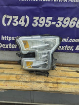 2015-2017 Ford F150 LH Driver Side Headlight Halogen - FL3Z13008B-FPM