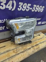 2015-2017 Ford F150 LH Driver Side Headlight Halogen - FL3Z13008B-FPM
