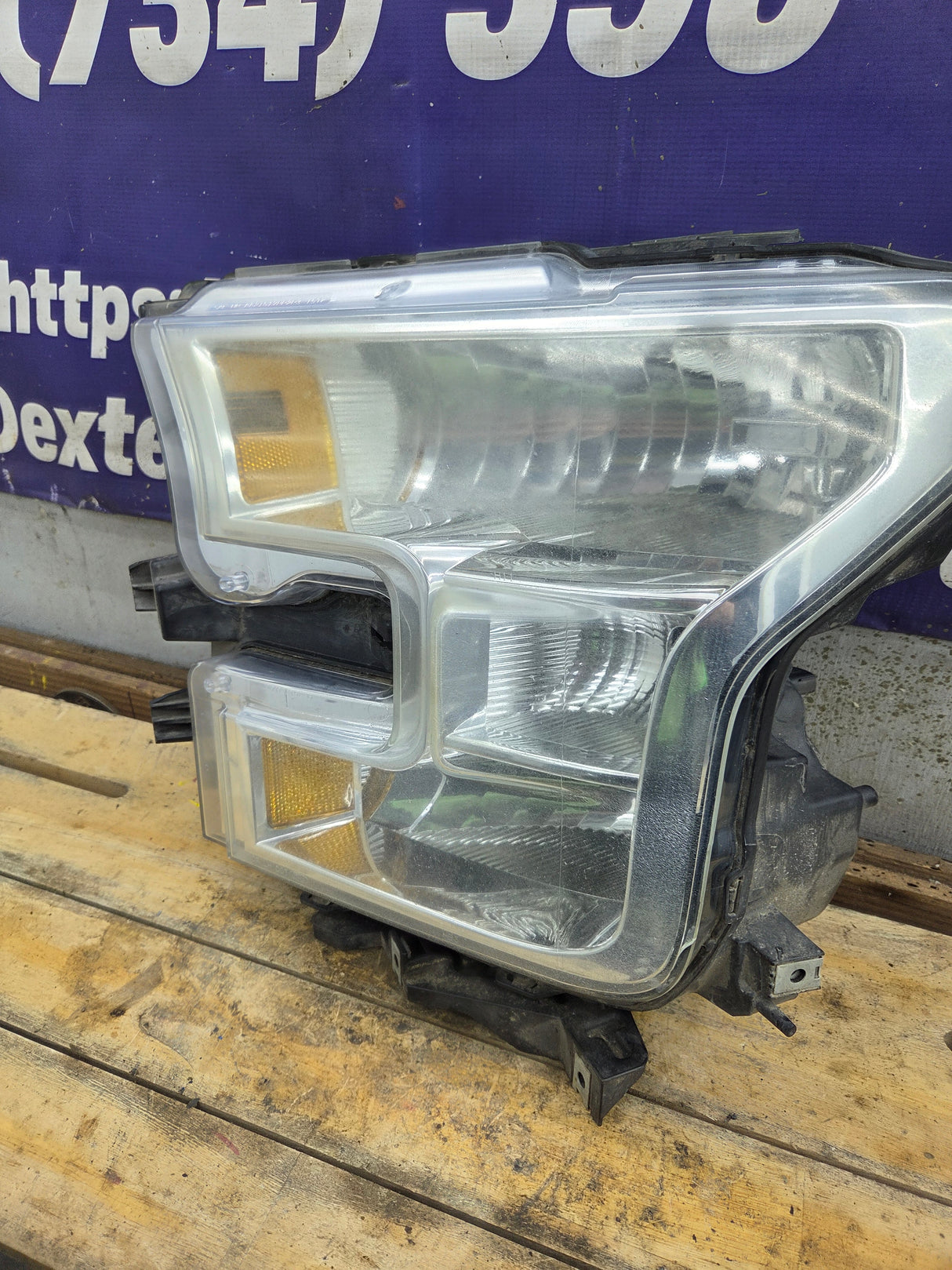 2015-2017 Ford F150 LH Driver Side Headlight Halogen - FL3Z13008B-FPM