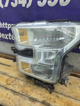 2015-2017 Ford F150 LH Driver Side Headlight Halogen - FL3Z13008B-FPM
