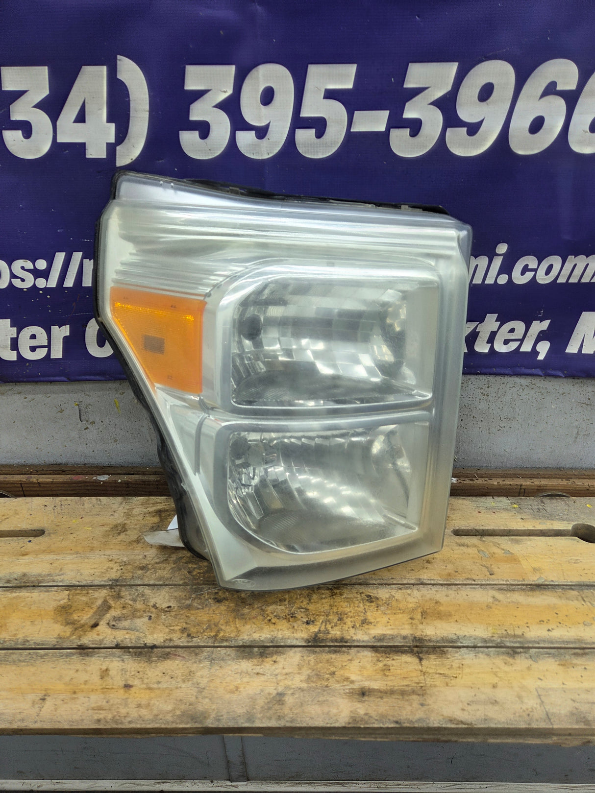 2011-2016 Ford Super Duty F250 F350 F450 F550 RH Passenger Side Headlight 6.7L Power Stroke 6.2L BC34-13005-A