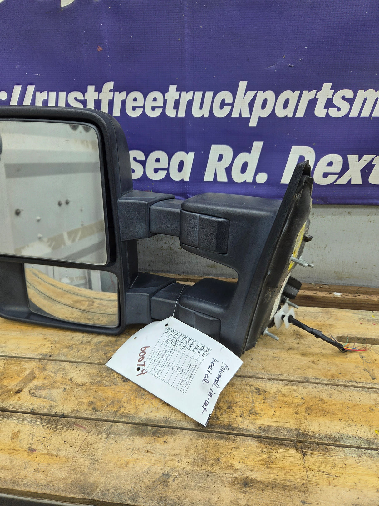2008-2016 Ford Super Duty F250 F350 F450 F550 LH Driver Side Power Fold & Telescope Heated Towing Mirror OEM