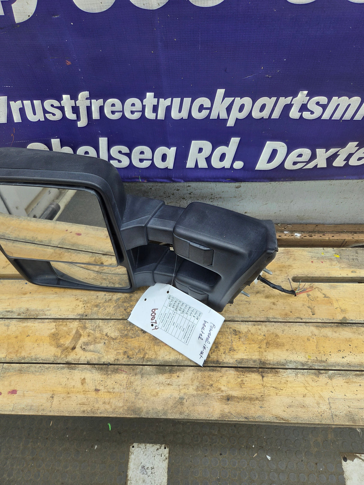 2008-2016 Ford Super Duty F250 F350 F450 F550 LH Driver Side Power Fold & Telescope Heated Towing Mirror OEM