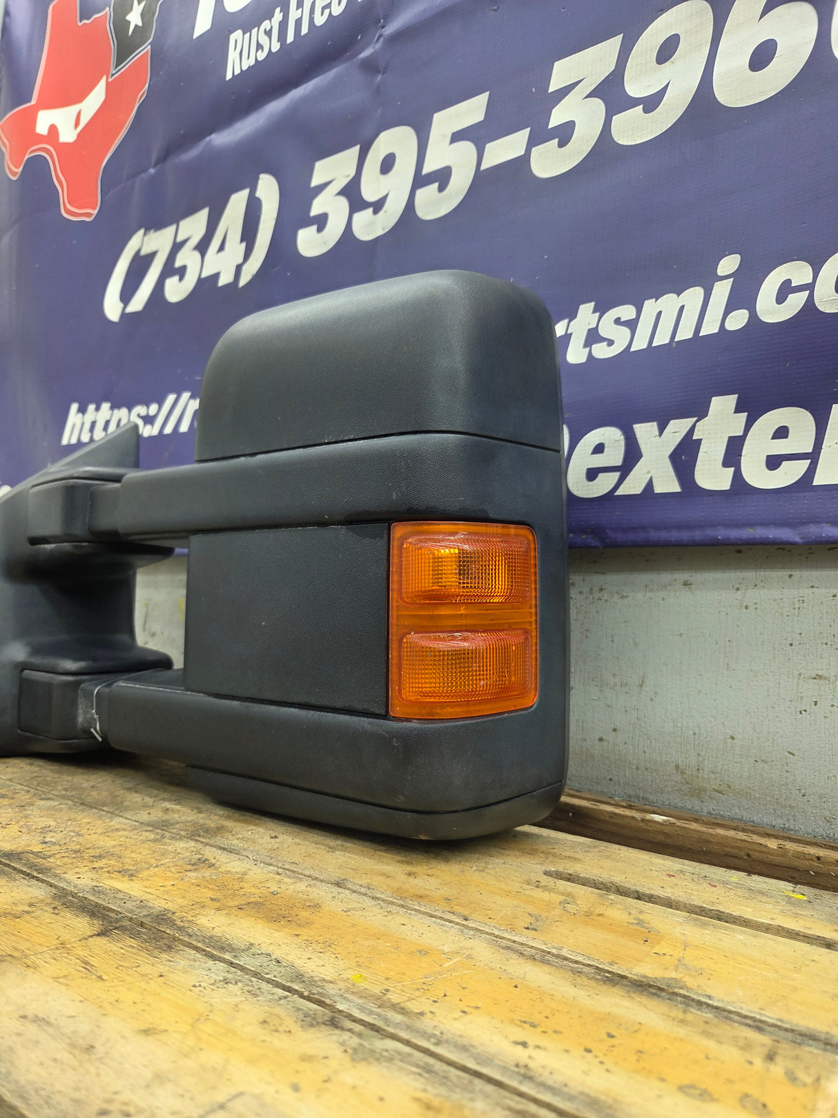 2008-2016 Ford Super Duty F250 F350 F450 F550 LH Driver Side Power Fold & Telescope Heated Towing Mirror OEM