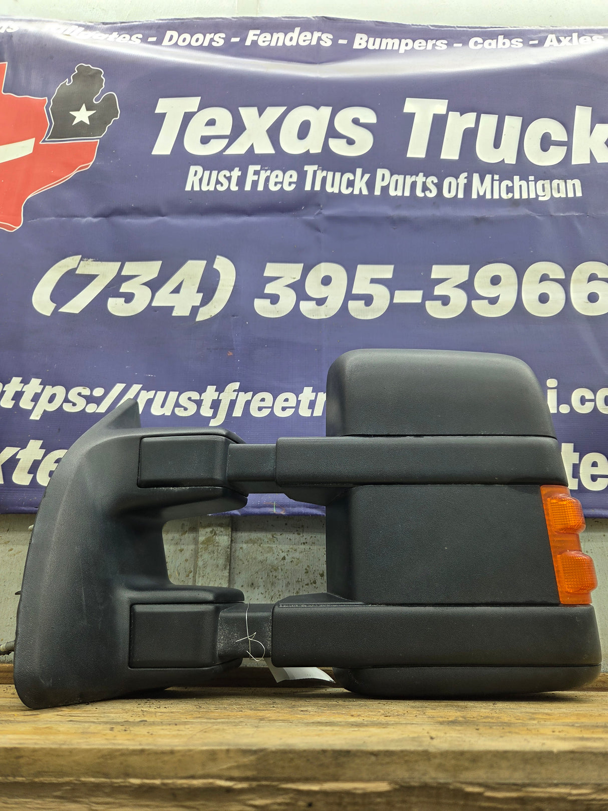 2008-2016 Ford Super Duty F250 F350 F450 F550 LH Driver Side Power Fold & Telescope Heated Towing Mirror OEM