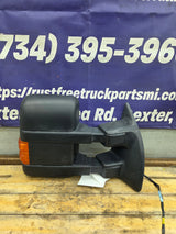 2011-2016 Ford Super Duty F250 F350 F450 F550 RH Passenger Side Power Folding & Telescoping Heated Towing Mirror OEM