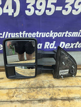 2011-2016 Ford Super Duty F250 F350 F450 F550 RH Passenger Side Power Folding & Telescoping Heated Towing Mirror OEM