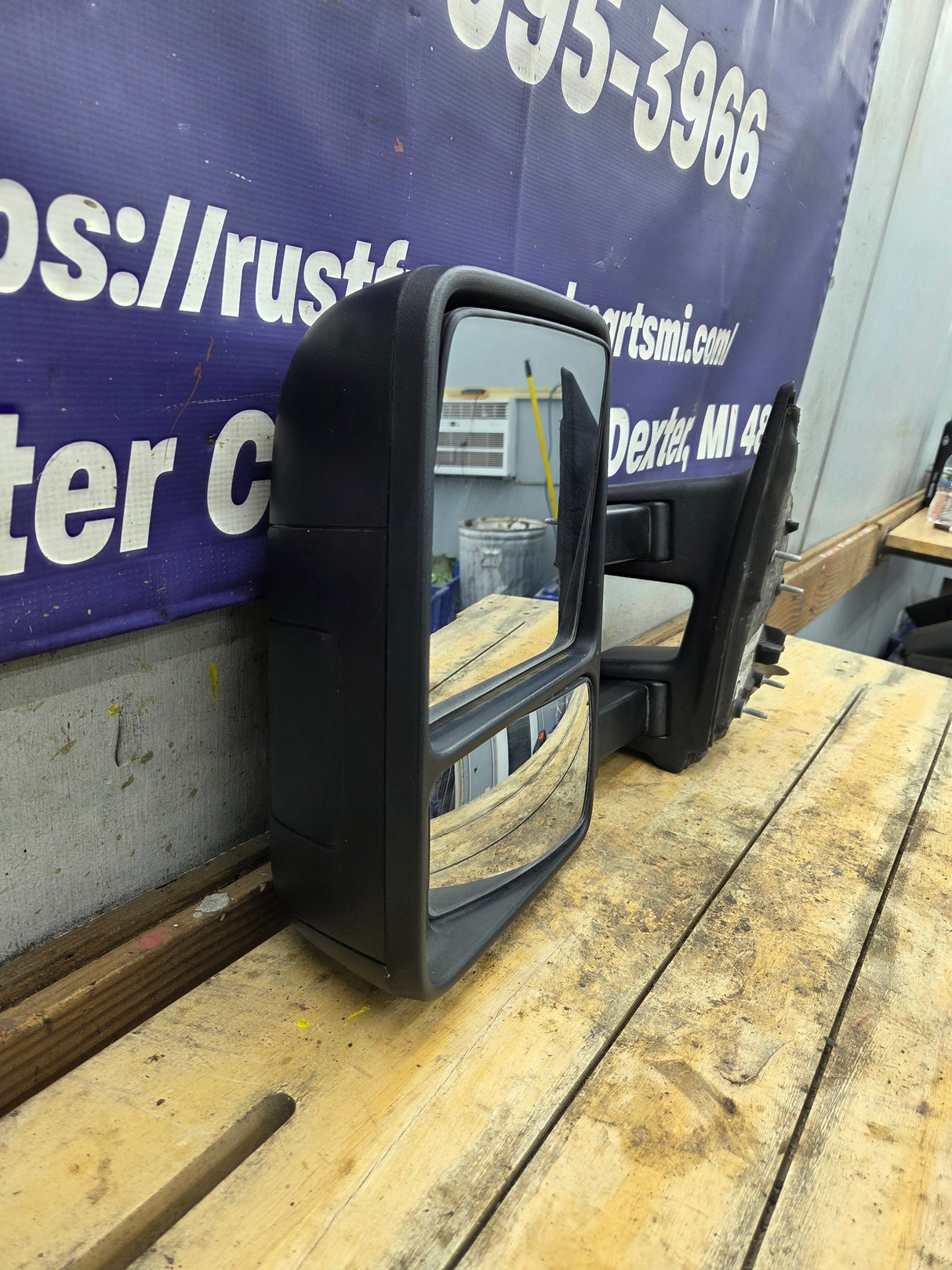 2011-2016 Ford Super Duty F250 F350 F450 F550 RH Passenger Side Power Folding & Telescoping Heated Towing Mirror OEM