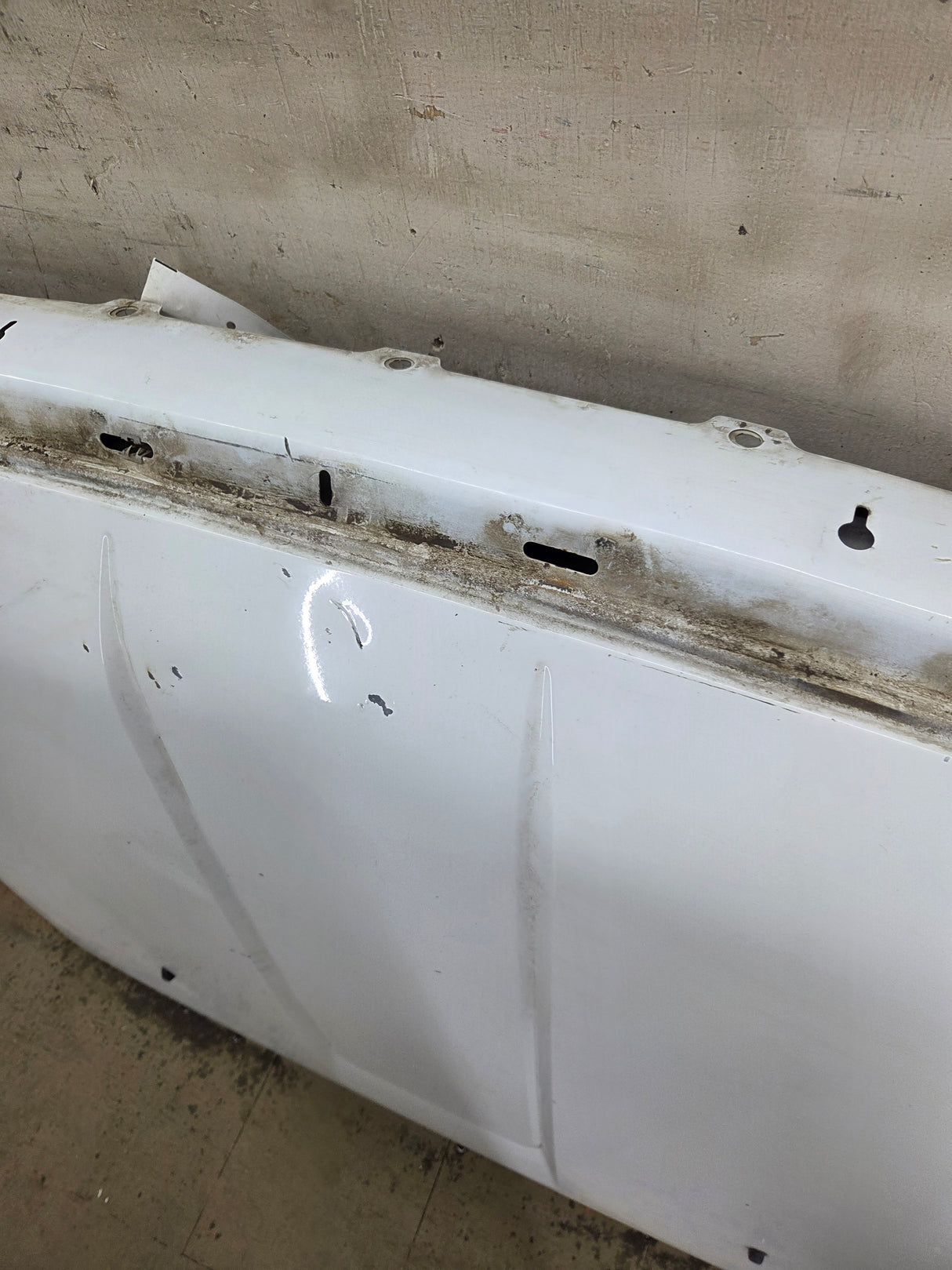 2008-2010 Ford Super Duty F250 F350 F450 F550 Hood - Oxford White