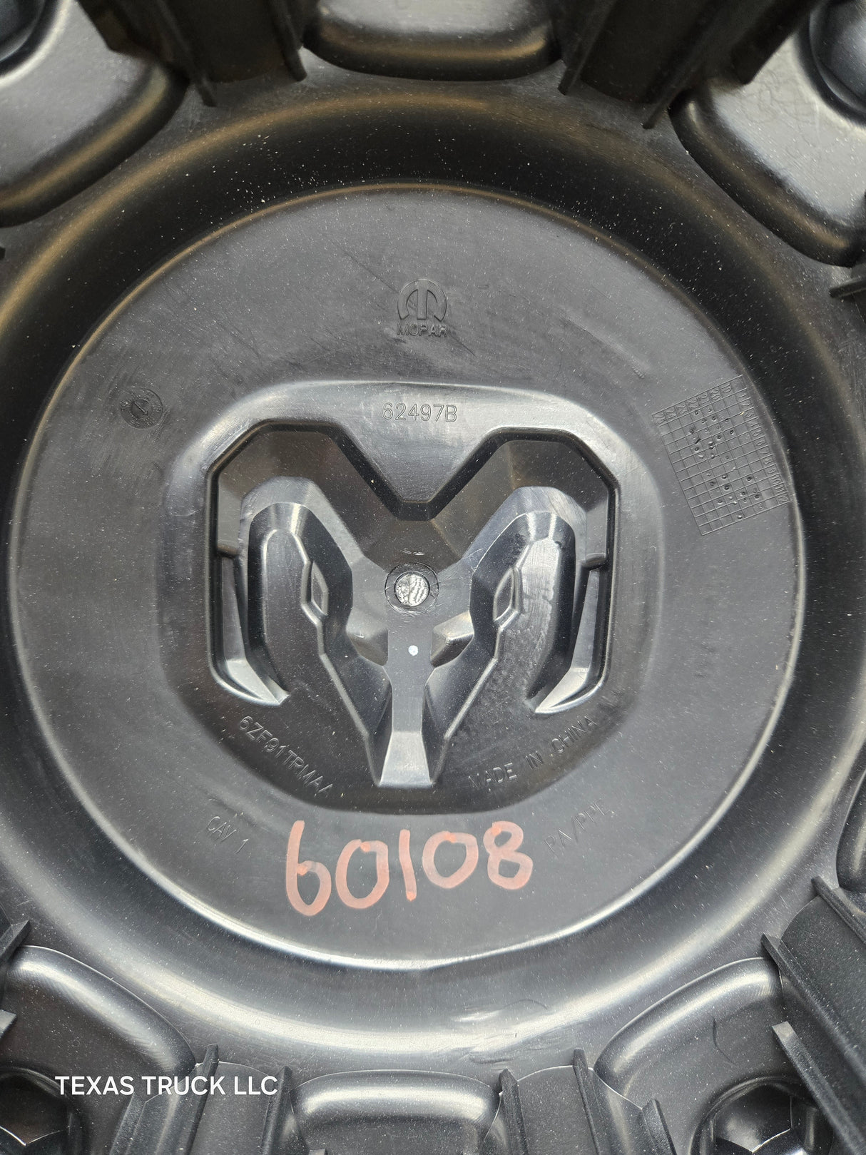 2019-2025 Dodge Ram 4500 5500 Dually Center Cap Hub Cap 6ZF91TRMAA