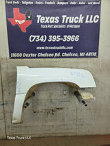 2003-2007 Chevrolet Silverado / Tahoe / Suburban 1500 2500 3500 HD RH Passenger Side "Cateye" Front Fender - Summit White